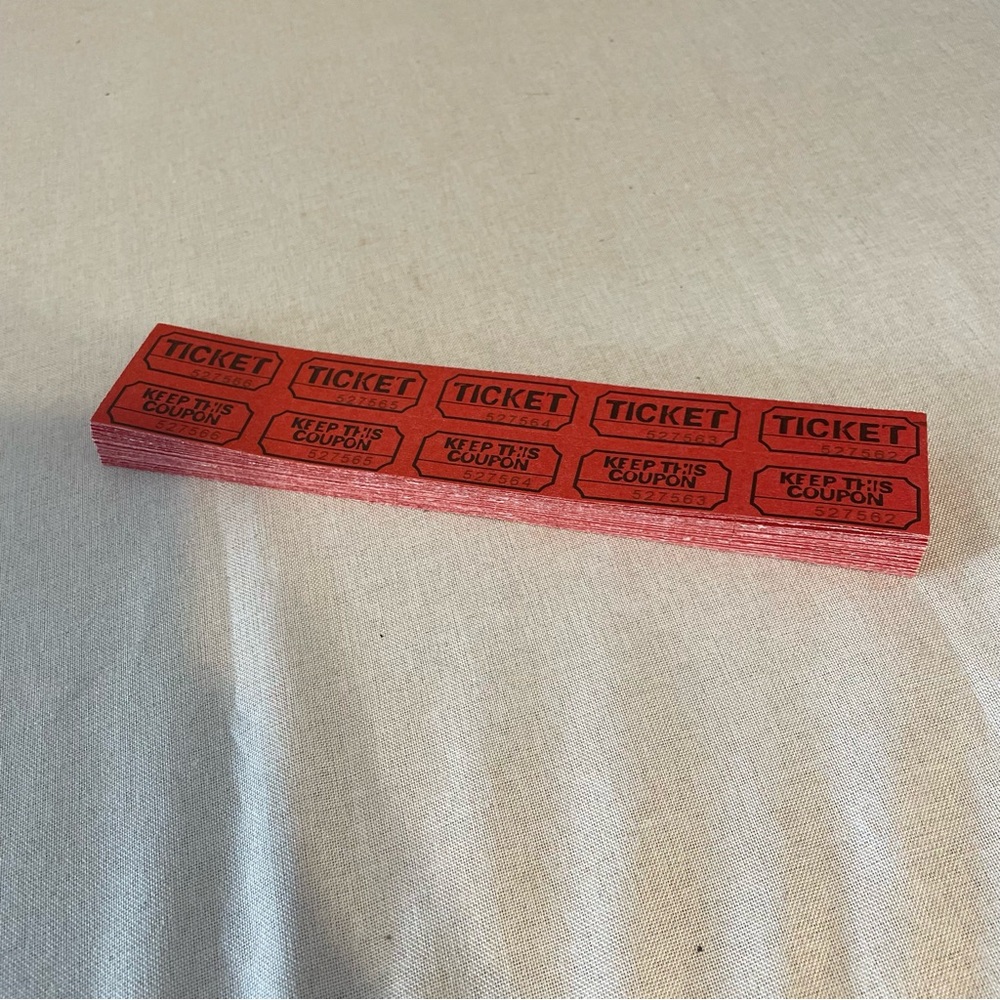 🌟10/$10 Stack of Raffle Tickets